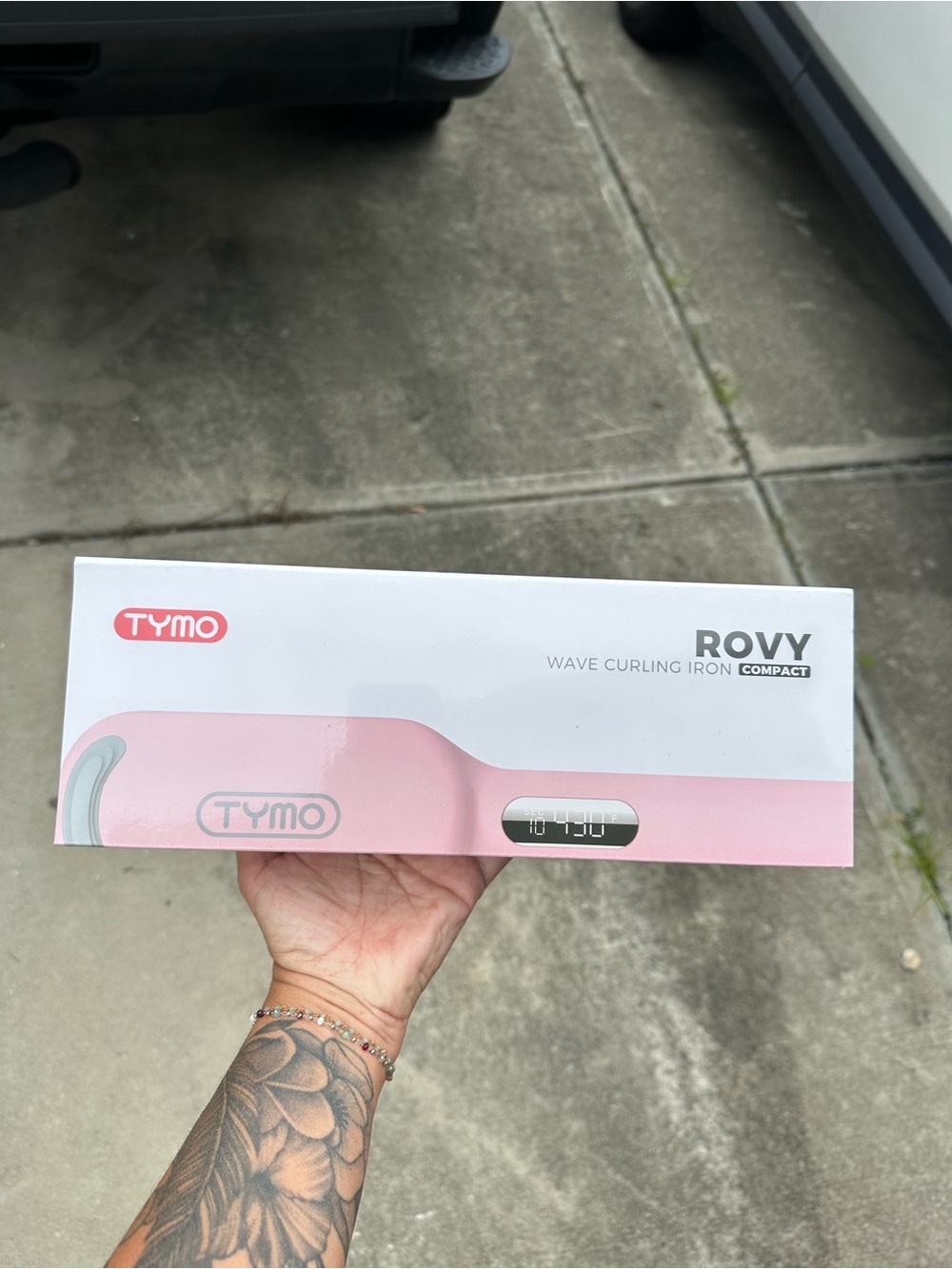 Tymo Rovy Compact Wave Curling Iron - Pink